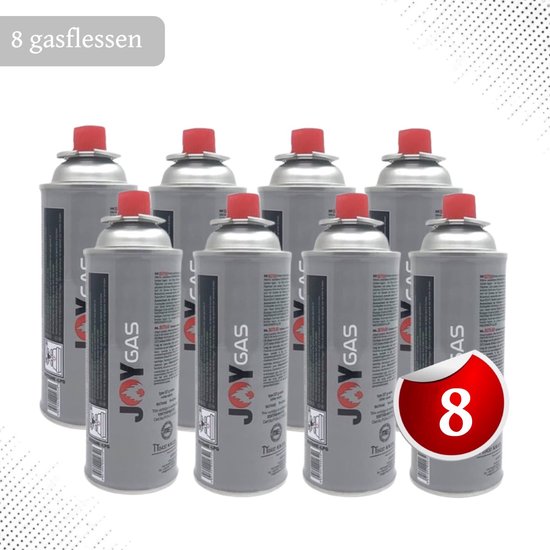 Gasflessen 8 stuks voor Kinzo onkruidbrander