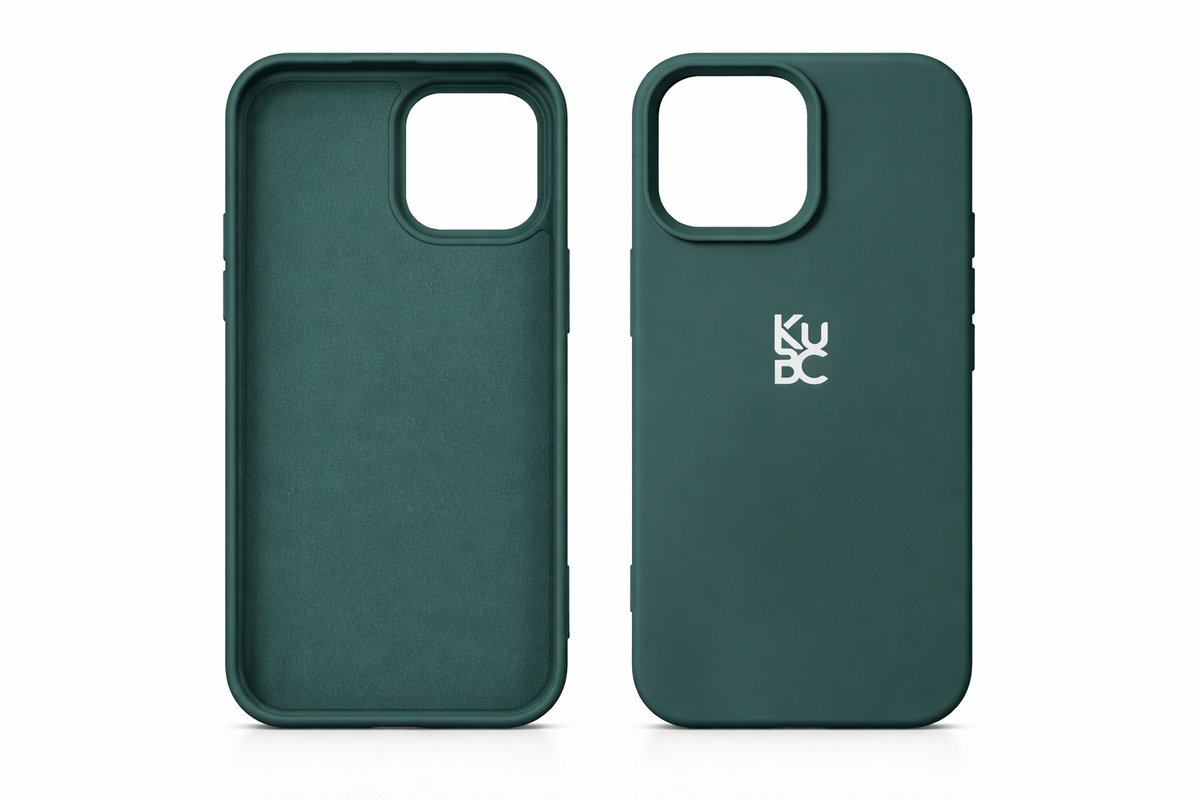 Telefoonhoesje Geschikt voor Apple iPhone 16 Pro Max - Back Cover - Schokbestendig & Anti-Vingerafdruk - Siliconen - Groen