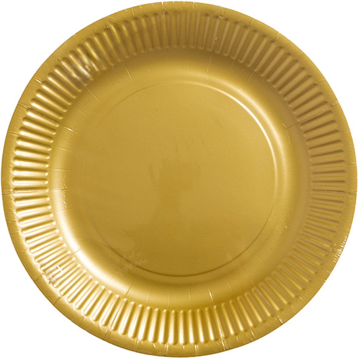 20 Papieren borden 18cm FSC - Goud