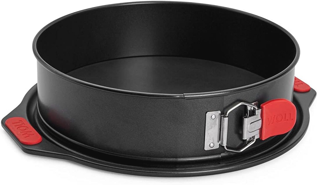Springvorm Ø 26 cm met lekvrije bodem, siliconen handgrepen en anti-aanbaklaag