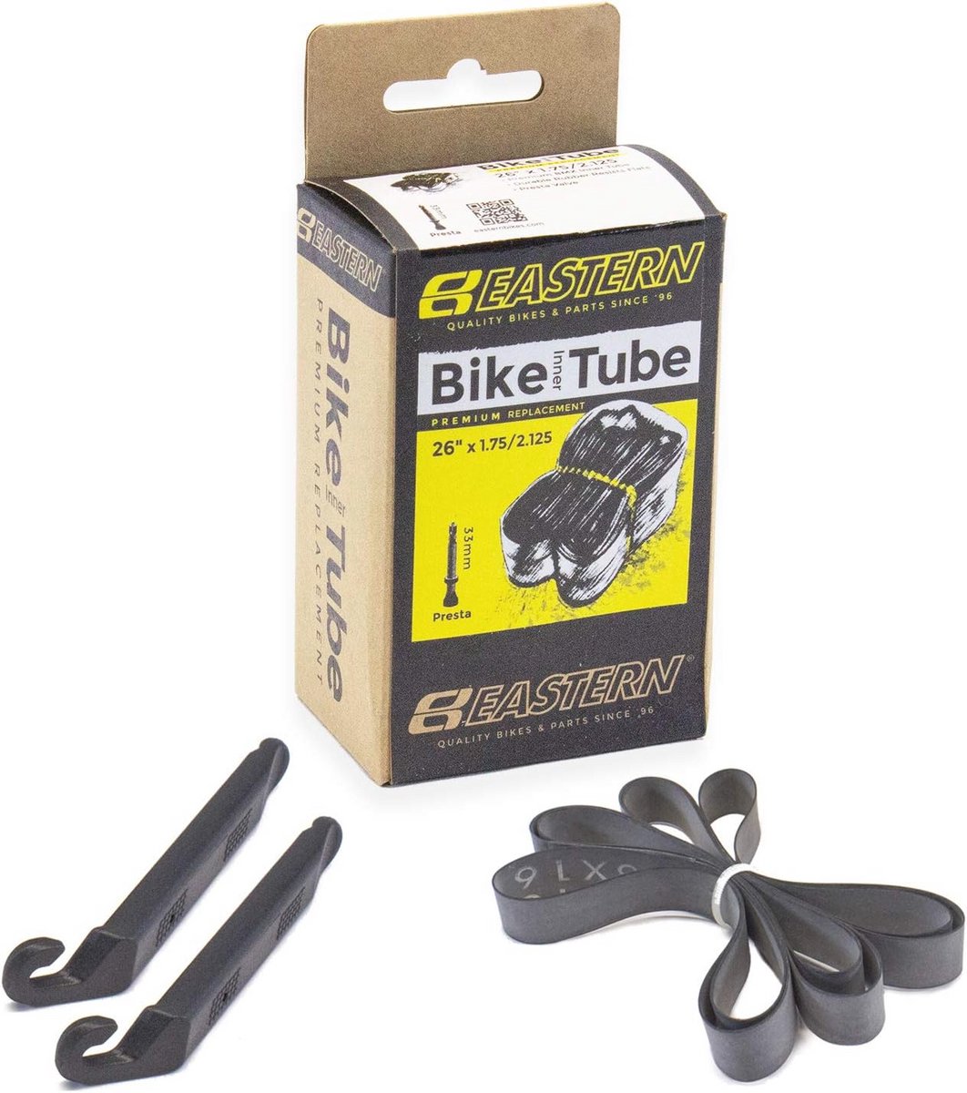 Premium 26 inch binnenband met 33 mm Presta-ventiel voor mountainbike en hybride fiets