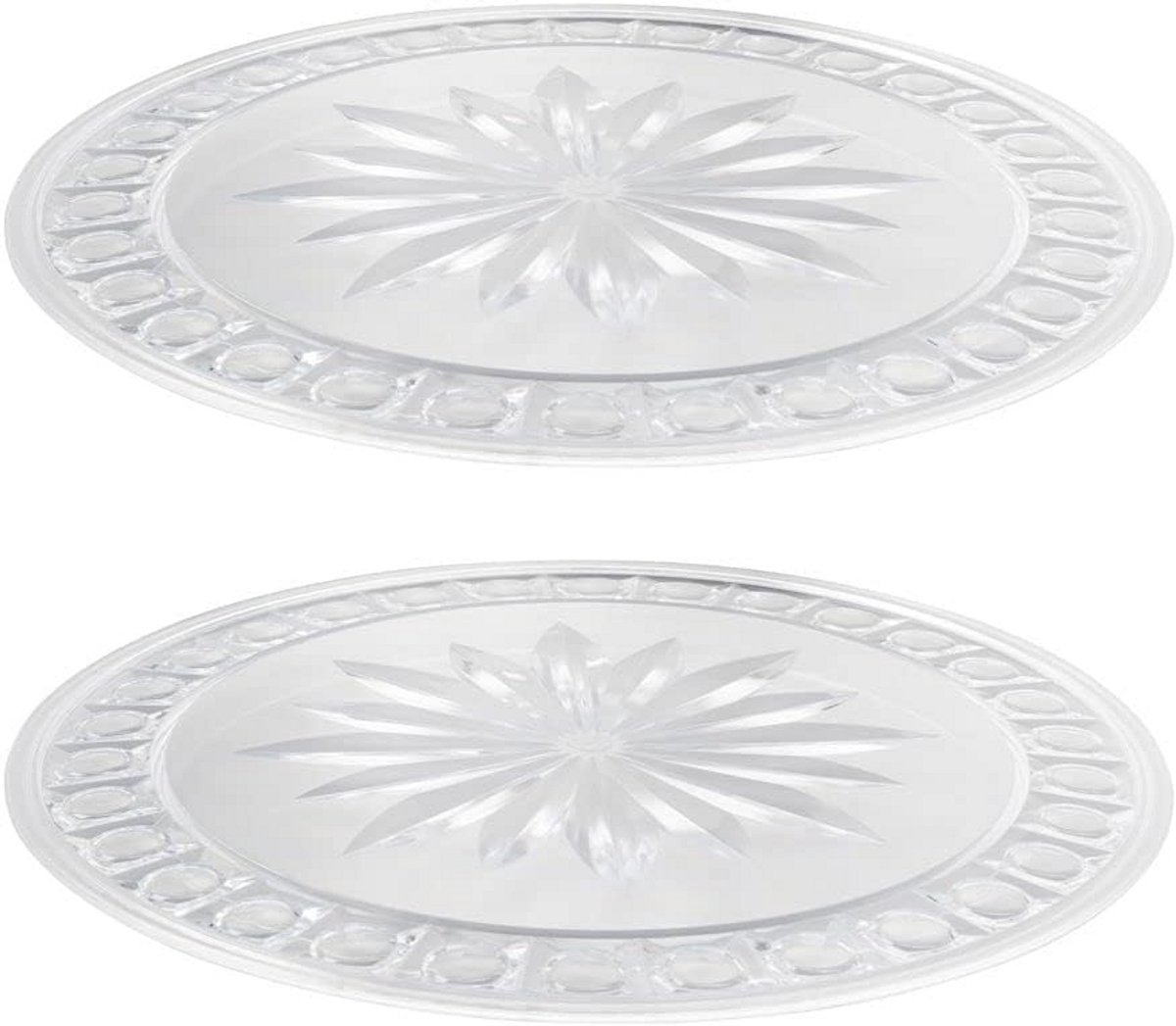 Set van 2 Taartschotels Ø 31 cm - Breukvast en Vaatwasmachinebestendig