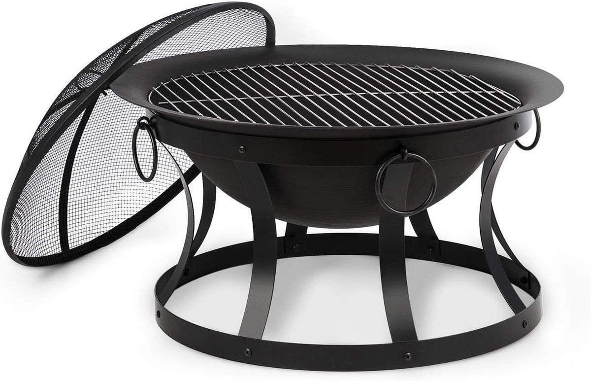 Multifunctionele vuurschaal en grill - Ø 73 cm, stijlvol en veilig