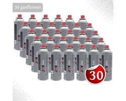 Gasfles butaan gasbus met inhoud van 227gram - 30 stuks in de verpakking