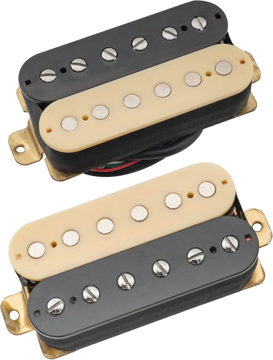 Keramische Humbucker Pickup Set voor Elektrische Gitaar - Zebra