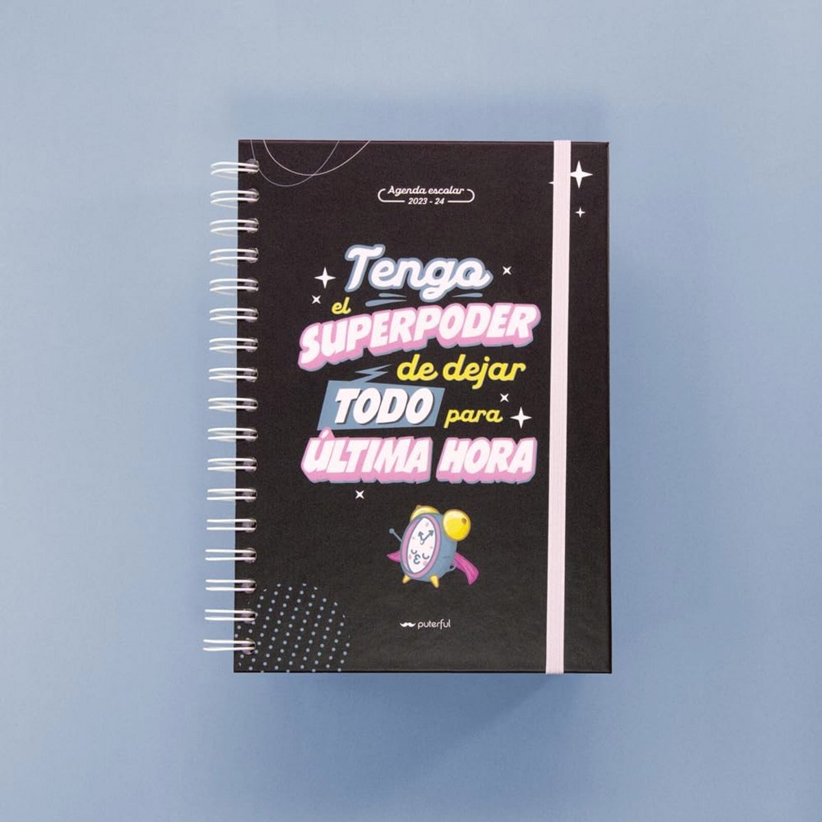 Schoolagenda 2023/2024 - Weekplanner A5 met krasbescherming