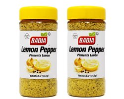 Badia Spices | Lemon Pepper | Citroenpeper | 2 x 184.3 gram | Multipack