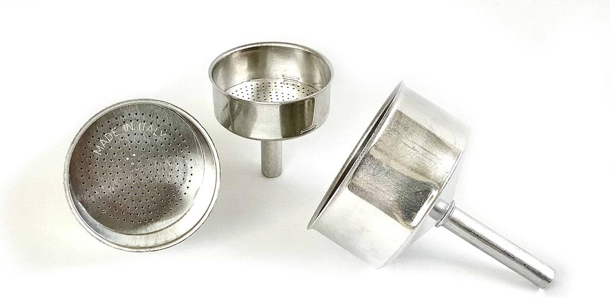 Aluminium Trechter voor Moka Pot - Vervangonderdeel voor Espresso Koffiezetapparaat
