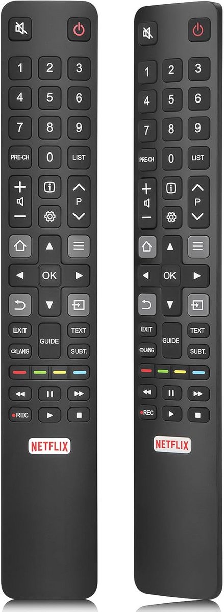 Afstandsbediening voor LED 4K UHD HDR Smart Android TV's met Netflix Shortcut Key