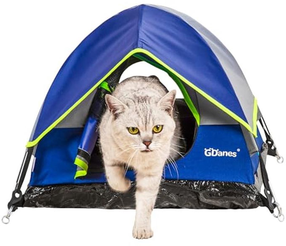 Groot Tentbed voor Katten en Kleine Honden - Comfortabele en Unieke Schuilplek