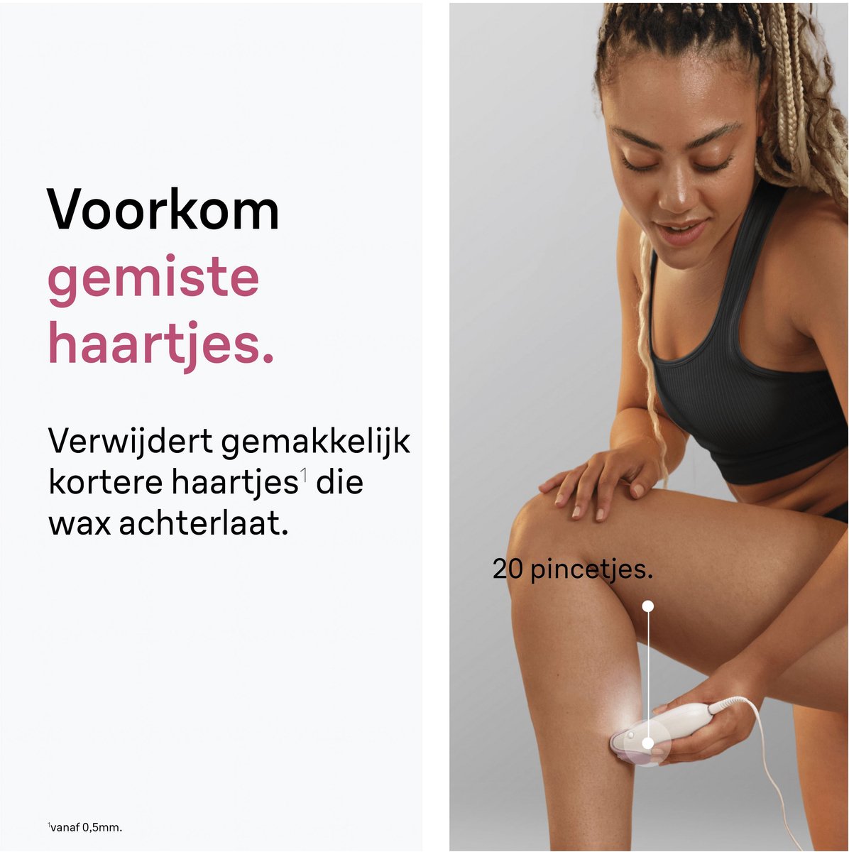 Braun Silk·épil 3 3-031 - Epilator met snoer - Langdurig Gladde Huid - Ladyshave Scheerkop en Trimmerkam thumbnail 3