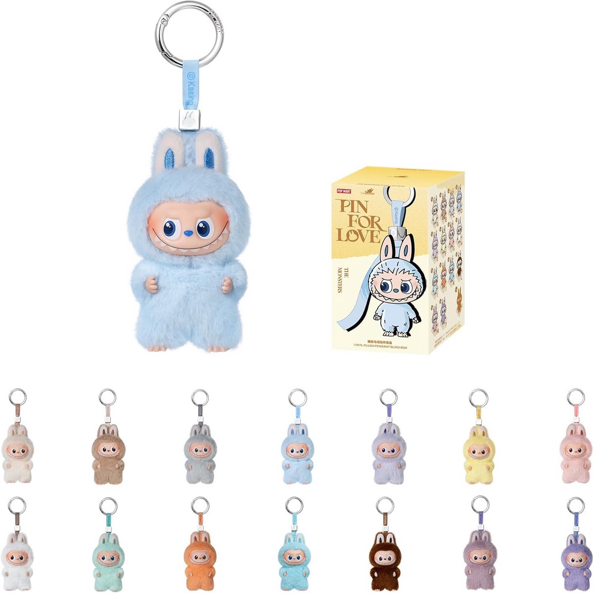 Vinyl Plush Hanger Blind Box - Monster PIN for Love Series Collectibles, Perfect Gift for Kids