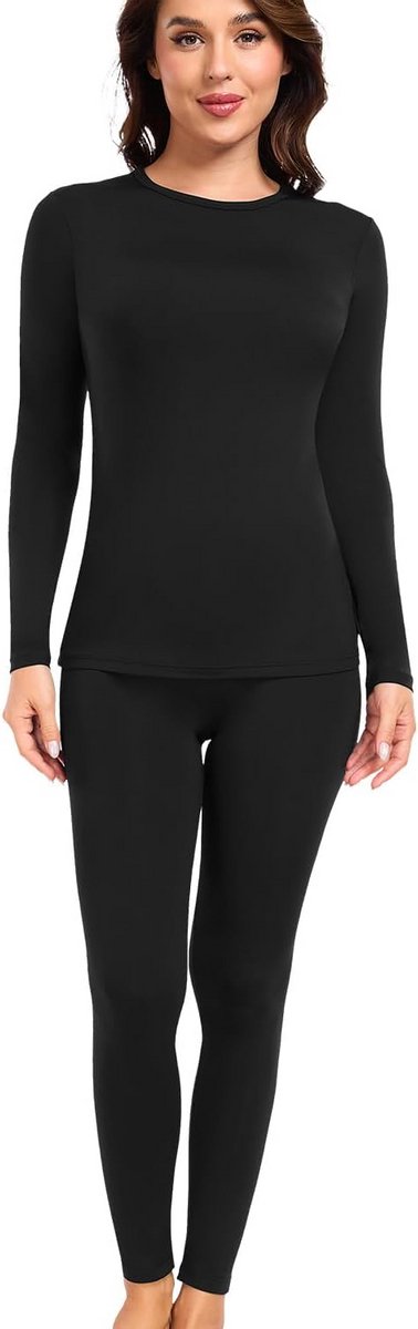 Thermokleding voor Dames met Fleece Voering – Warme Onderlaag Set voor de Winter Thermokleding voor Dames met Fleece Voering – Warme Onderlaag Set voor de Winter