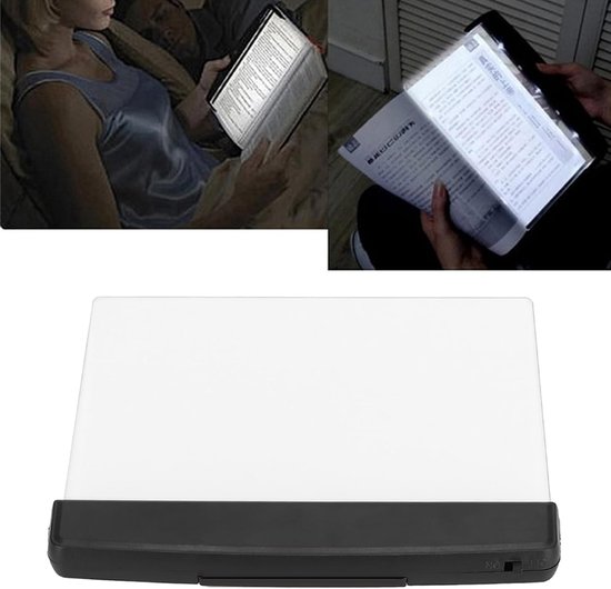 Boeklamp LED - Leeslamp - Draadloos Leeslampje voor Boek - Bladwijzer Lamp voor Slaapkamer - Leeslamp Boekenleggers - Boeklamp - Bladzijde Verlichting - zwart van Merkloos — afbeelding 4