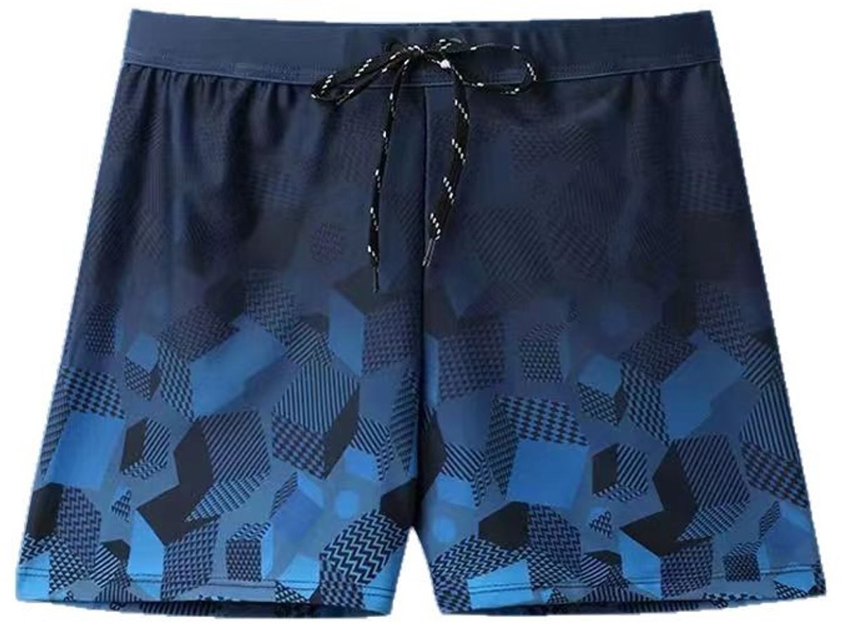 Sportieve zwembroek voor heren, sneldrogend badpak, boardshort, boxershort met trekkoord, strandondergoed