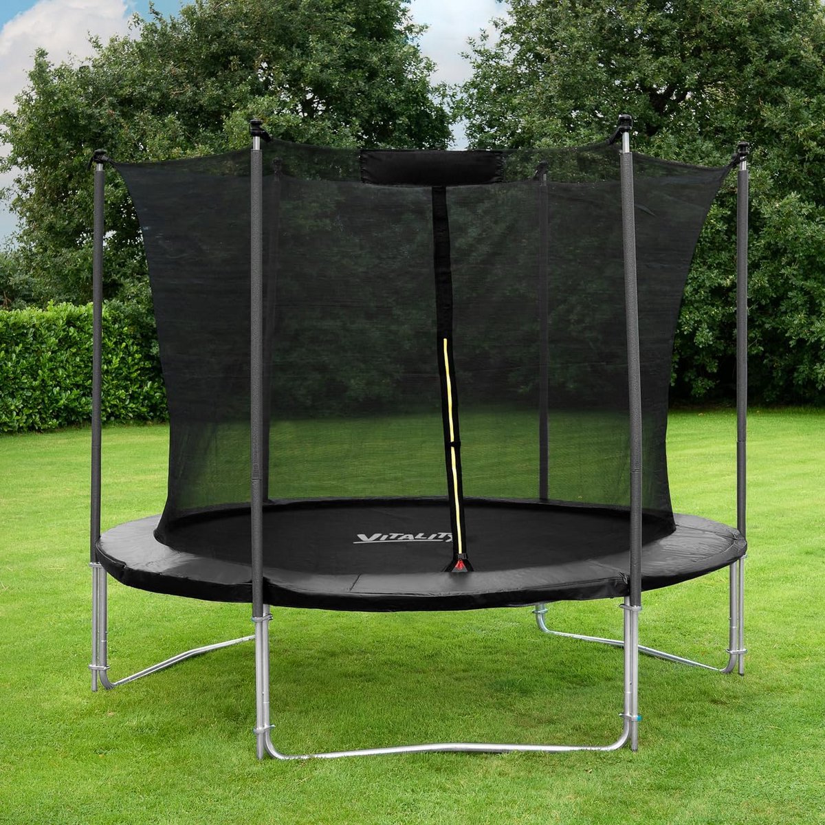 Tuintrampolines voor Buiten - 8ft, 3m, 3.7m, 4.3m, 4.5m - Gewatteerde Veren en Hoge Netbehuizing