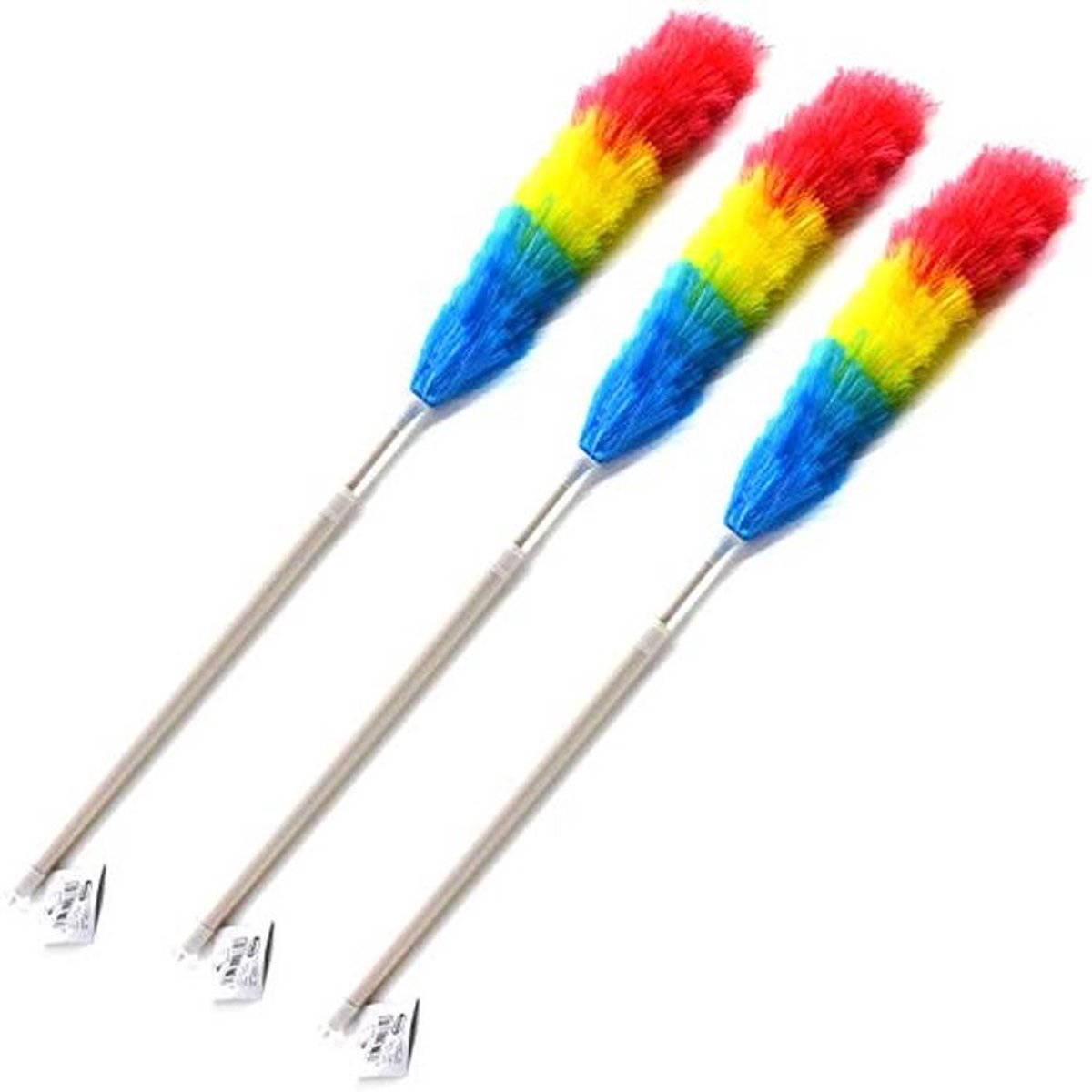 Telescopische stofdoek en stofwisser - 3 stuks met uittrekbare telescoopsteel