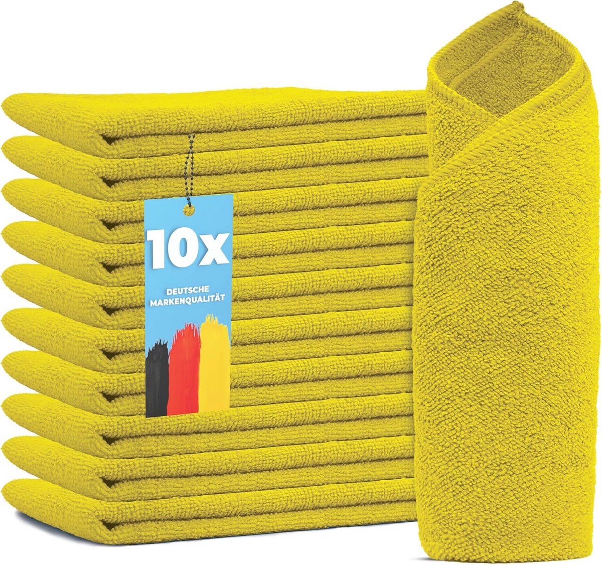 Multifunctionele Microvezeldoeken 10 stuks - 40 x 40 cm, Ideaal voor Huishouden en Keuken