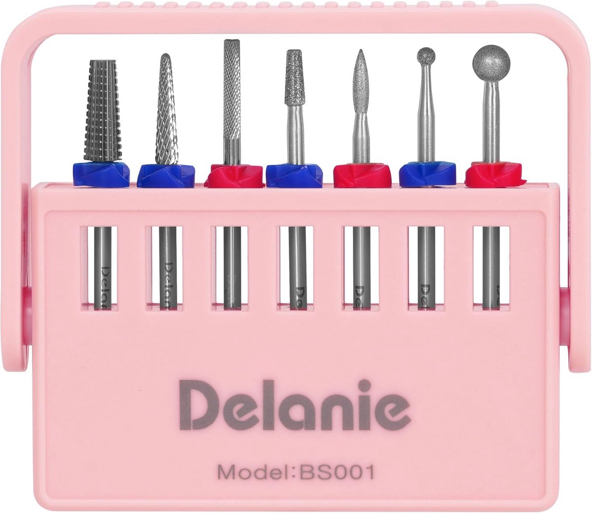 Nail Sander Set van 7 met Carbid en Diamanten Bits voor Manicure en Pedicure