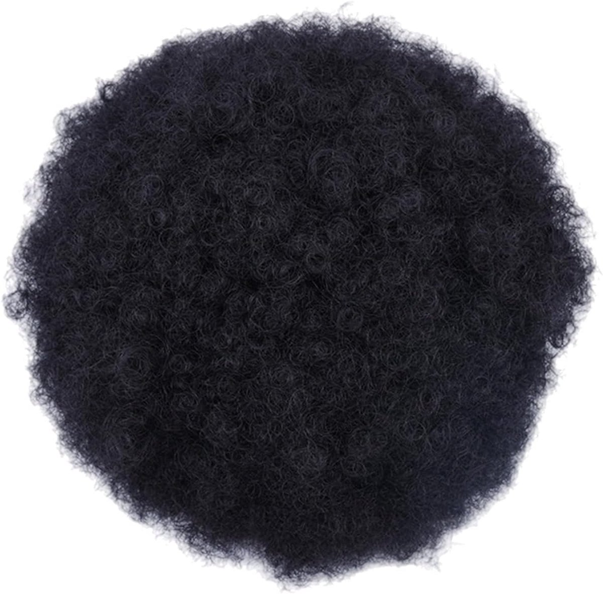 Korte Kinky Krullende Afro Paardenstaart Clip-In Haarstuk Synthetisch