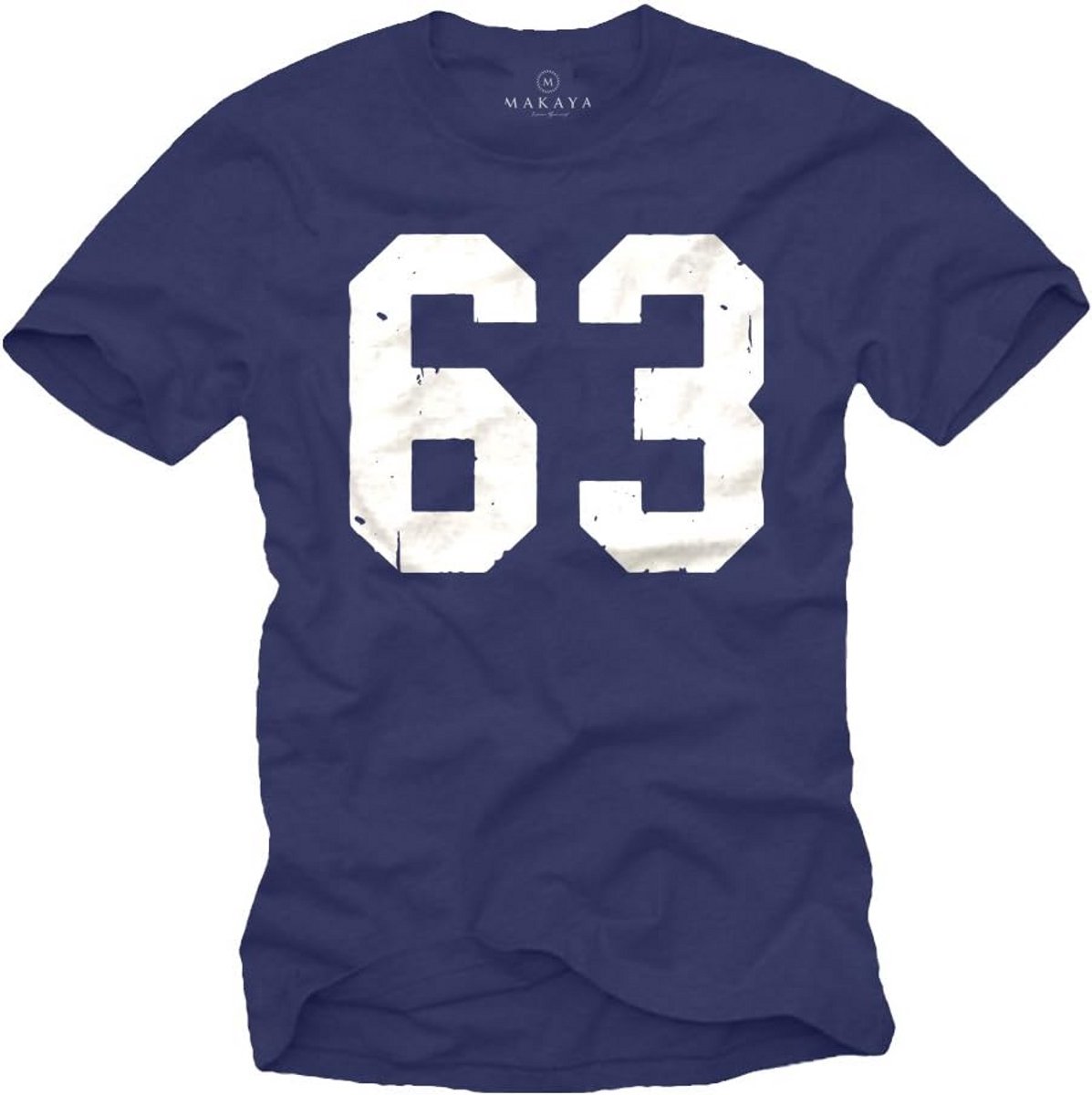Heren T-shirt Amerikaans Voetbal Jersey Bulldozer Nummer 63 Katoen