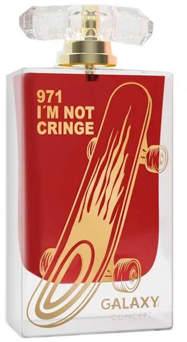 GALAXY Eau De parfum 971 I'M NOT CRINGE, Inspired By 212 HEROES FOREVER YOUNG, 100ml
