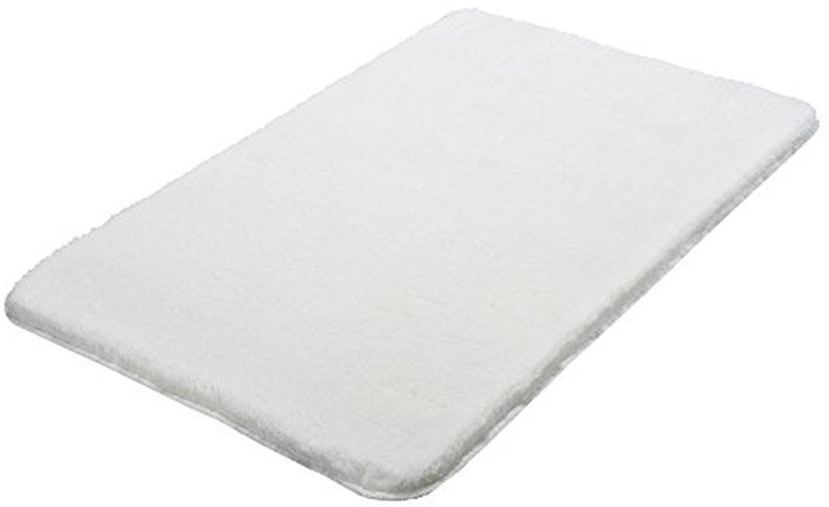 Badmat 70 x 120 cm in poolwit – Antislip en geschikt voor vloerverwarming