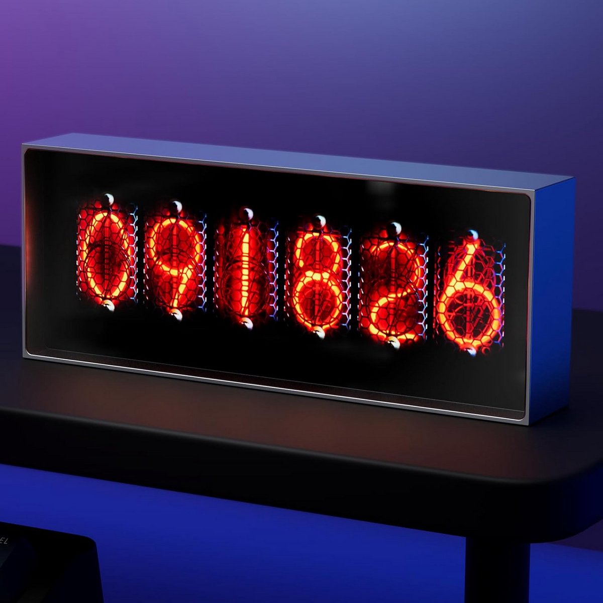 Digitale LED Buisklok met Weerweergave en App-bediening