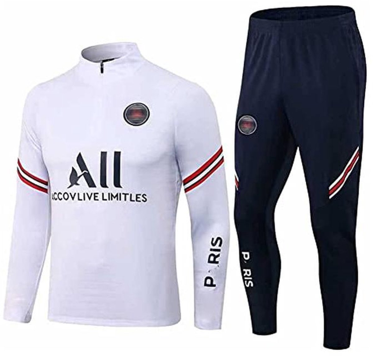 Comfortabel Trainingspak voor Lente en Herfst met Lange Mouwen en Rits voor Mannen en Vrouwen