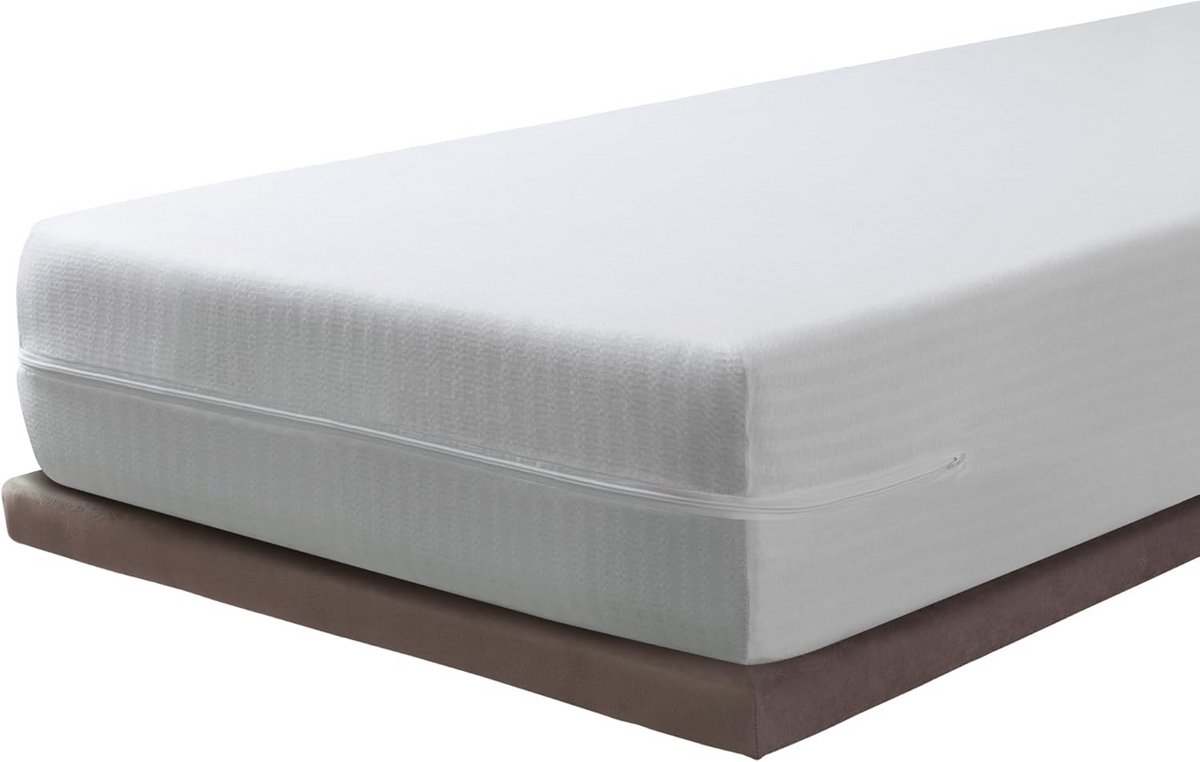 Elastische Matrasbescherming met Ritssluiting 90x190/200 cm - Ademend en Oeko-Tex Gecertif