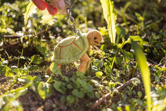 Zacht Pluchen Sleutelhanger Schildpad Hilde 11 cm — afbeelding 2