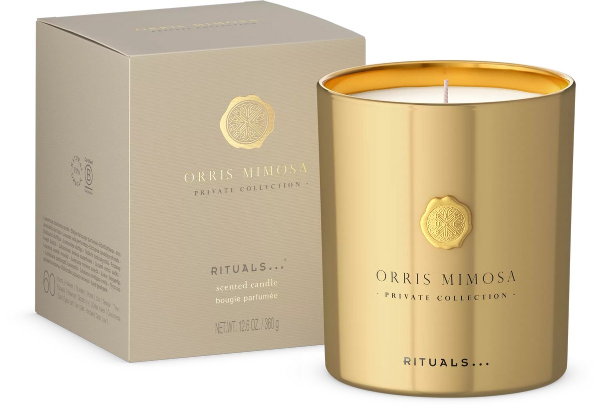Rituals - Orris Mimosa - Scented Candle 360 gram - Rituals Kaars 360 gram