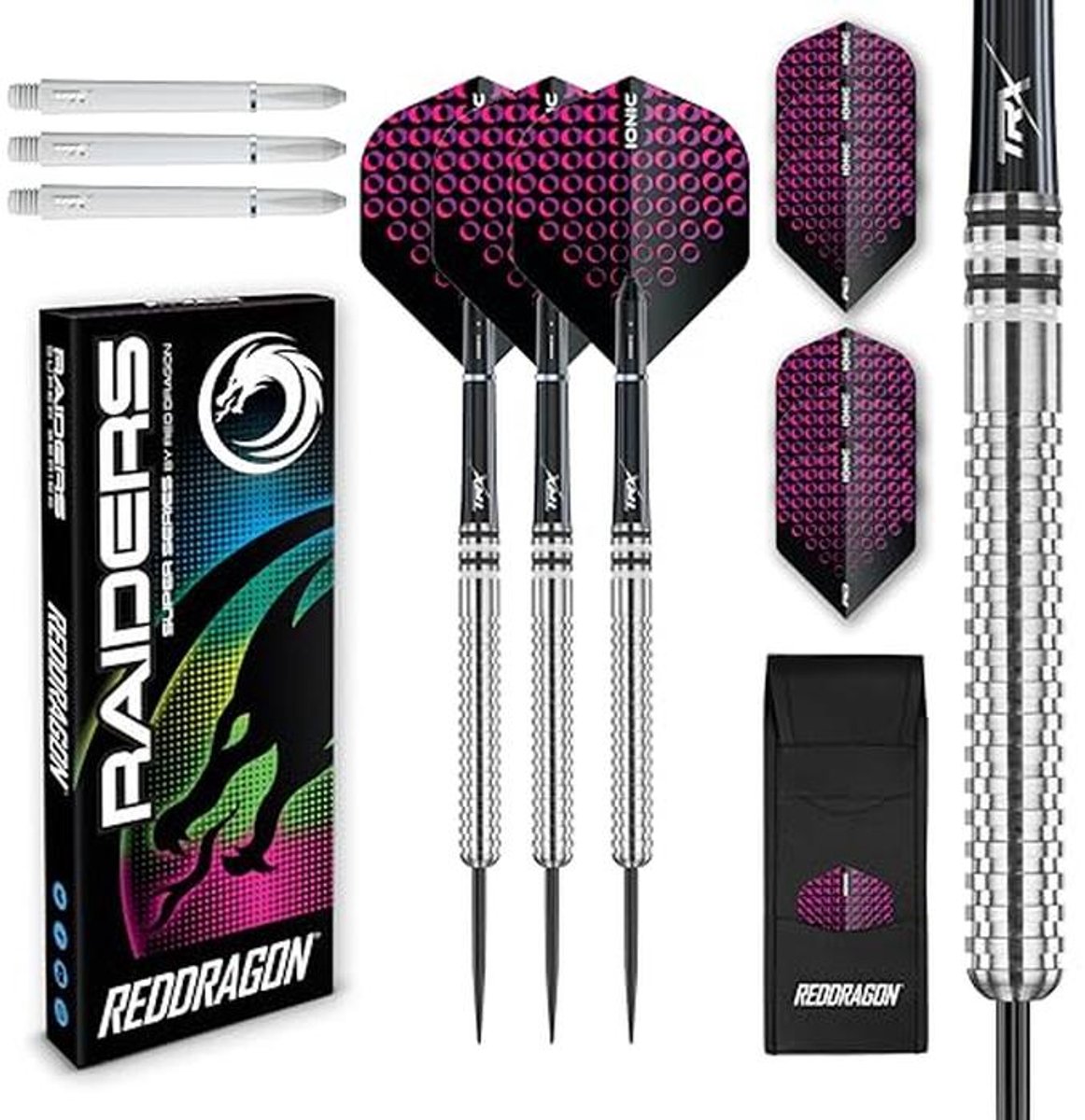 Professionele Tungstenn darts Set met Stukken en Vliegen - Kleur Keuze Beschikbaar