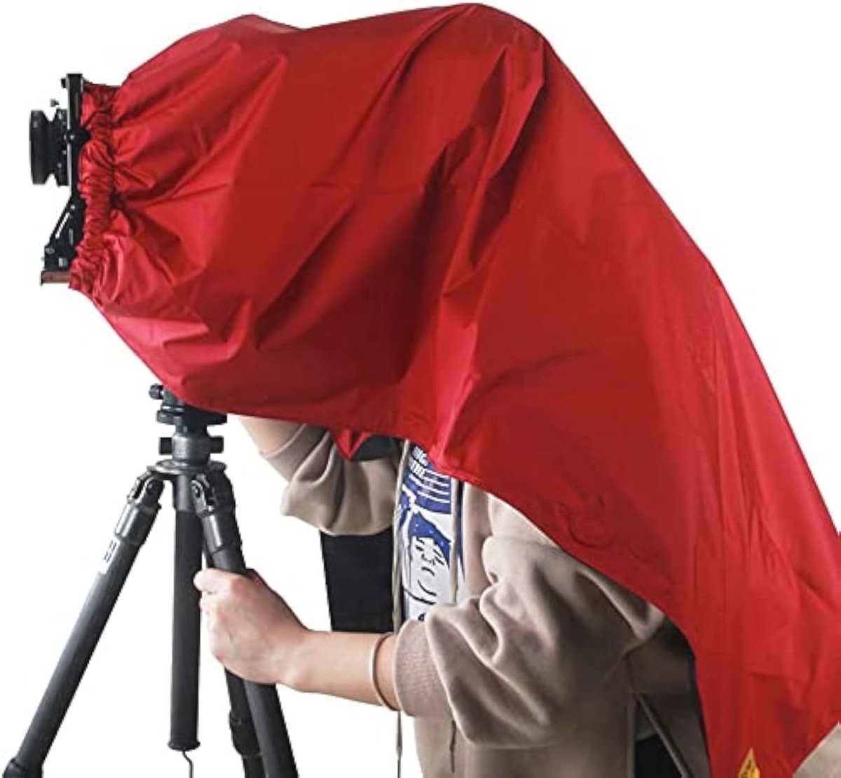 Professionele Insteldoek voor 4x5 Grootformaat Camera - Donkere Doek voor Scherpstellen