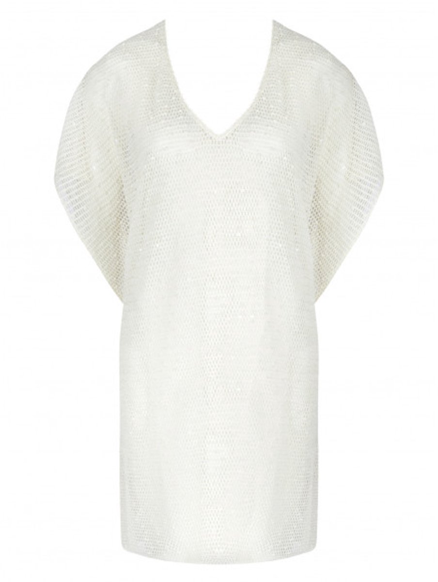 Antigel La Sexy Resille Korte Kaftan Nacre Wit M