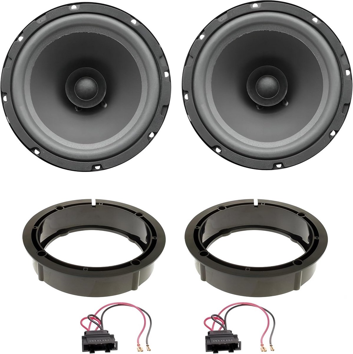120 Watt 16,5 cm Biconische Auto Speakerset Universeel