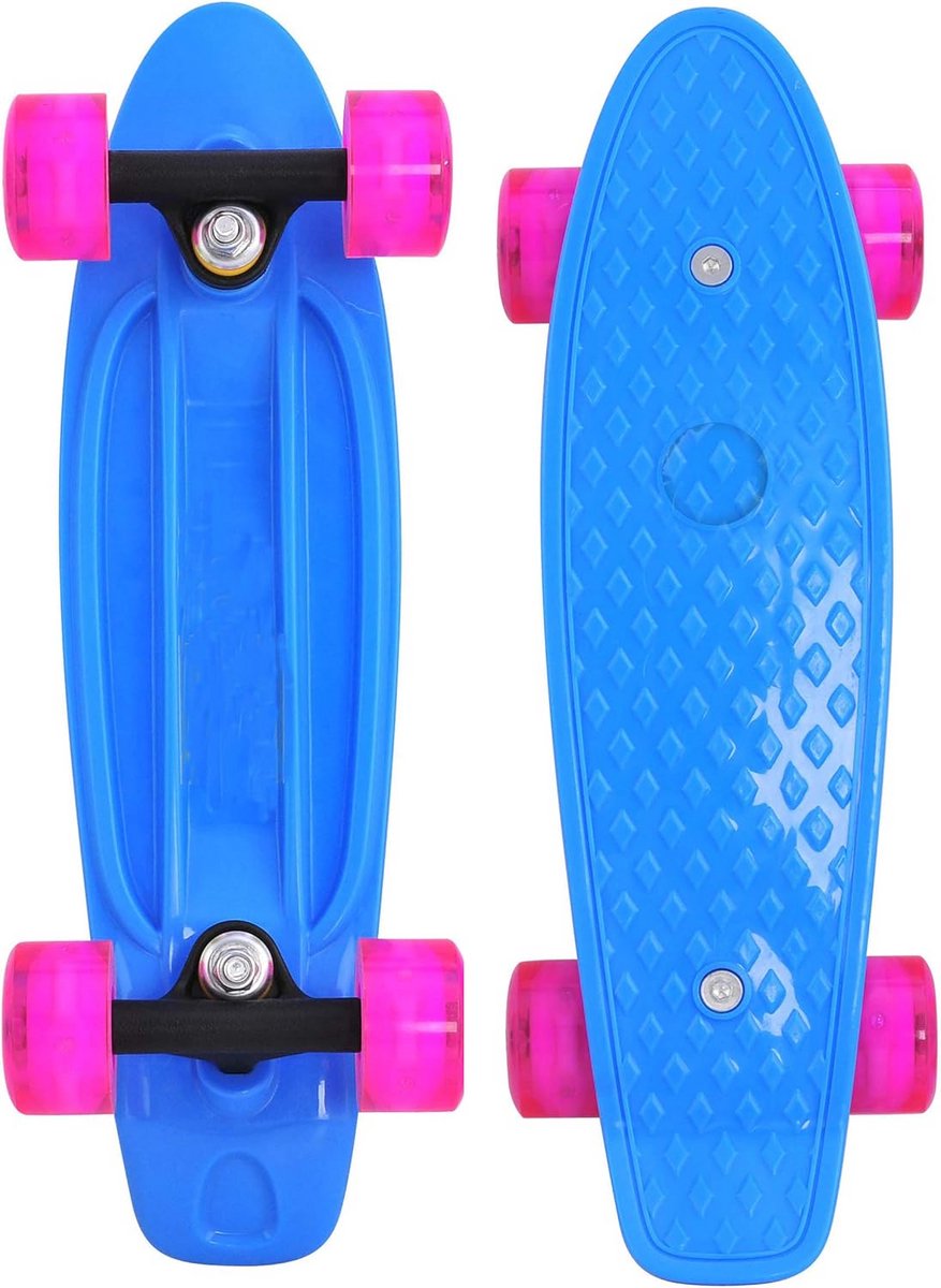 Compleet Mini Cruiser Skateboard 17 inch met Hoogwaardige PU Wielen