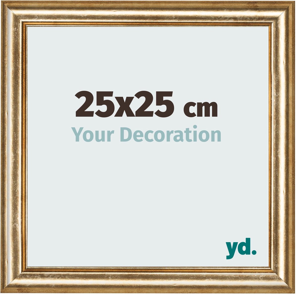 Your Decoration - Fotolijst 25x25 cm - MDF - Goud Antiek - Lazio