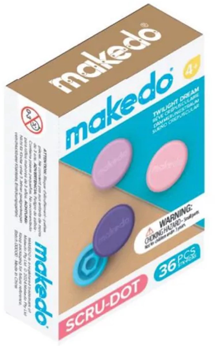 Makedo - Scru Dots - Twilight Dreams - 36 stuks