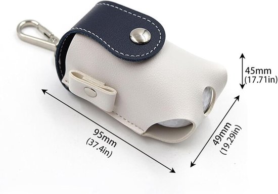 1 stuk, golftas, Golf，sportaccessoires，opberghoes voor haringen, opbergtas, heuptas, mini-versie, draagbare heuptas, geschikt voor buitensporten, bruin, 9,5*4,9*4,5 cm van Merkloos — afbeelding 2