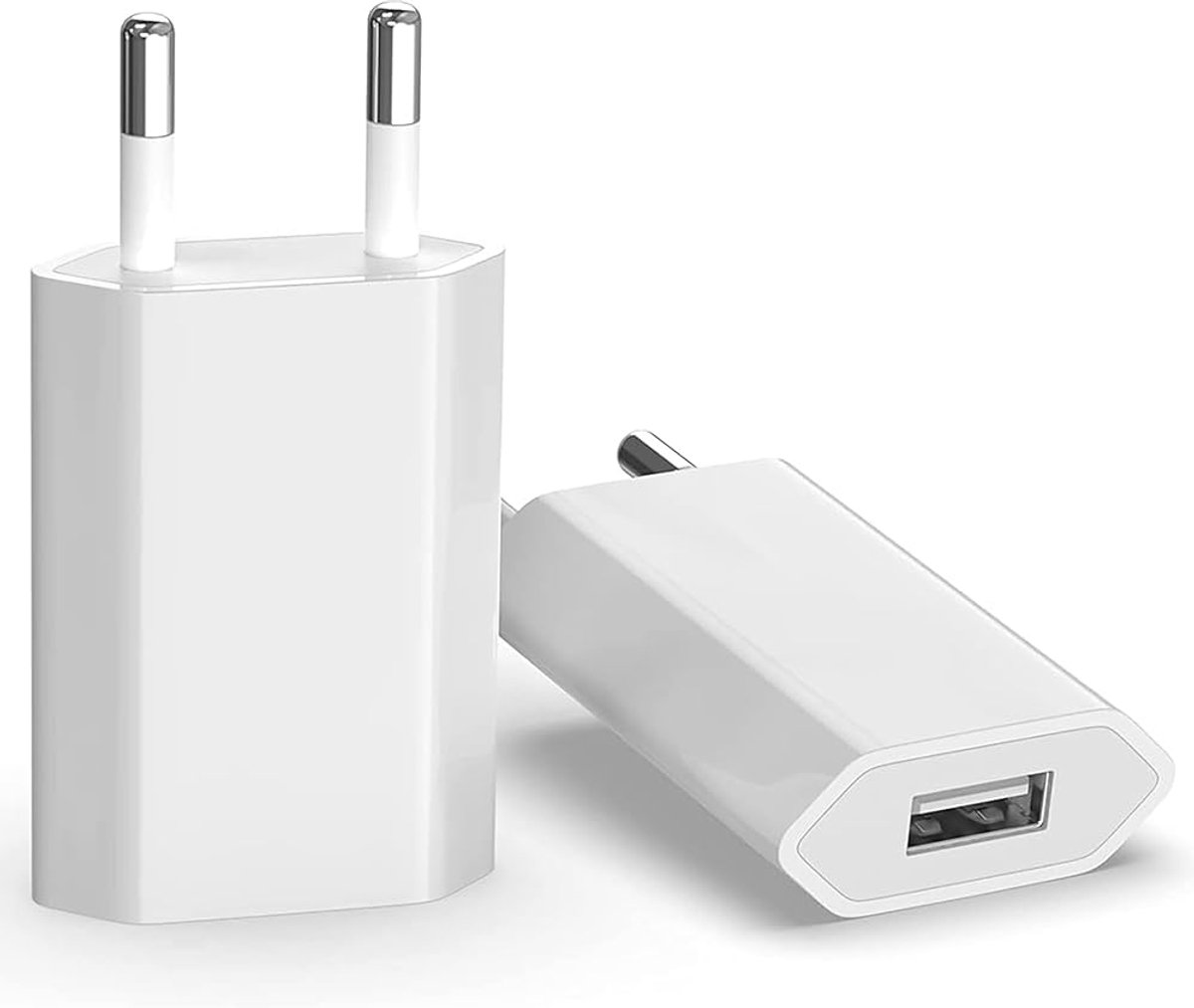 Duo Pack USB Adapter Stekker – Universele Oplader – Betrouwbare Universele Adapter