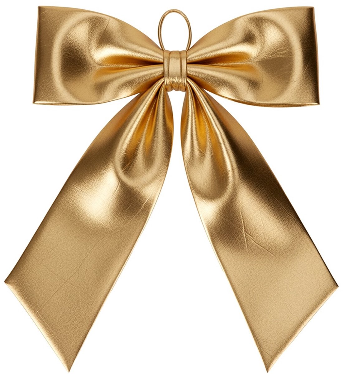Decoratieve Strik Goud XXL 68x80 cm - Kerststrik - Decoratie - Kerst voor Kerstboom