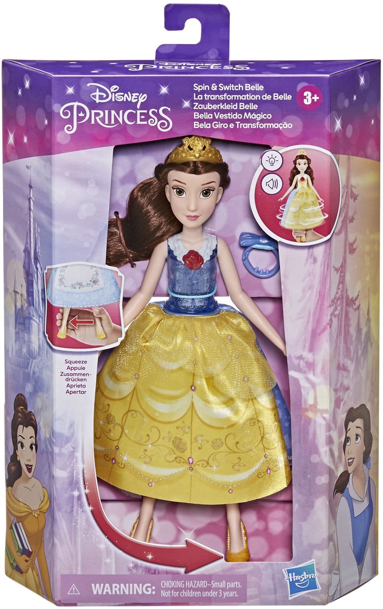 Disney Princess Spin & Switch Belle - Pop - Met Speelfunctie