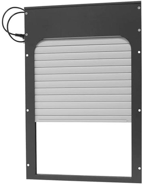 Automatische Kippendeur Op Zonne-energie – Aluminium, Met Timer, Lichtsensor En Afstandsbediening