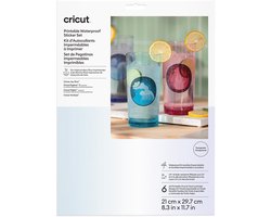 Cricut™ Printbare Waterbestendige Stickerset – A4 (6 stuks)