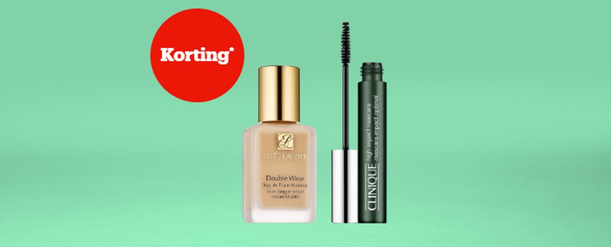 Korting* op luxe make-up
