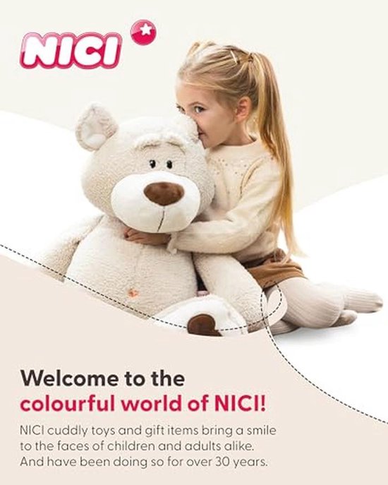 Knuffel Olifant Lichtgrijs 48 cm - Pluche Speelgoed voor Kinderen en Volwassenen, Perfect als Cadeau — afbeelding 5