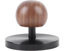 Zwarte Aluminium Legering Hammer met Sferische Houten Handgreep - Barista Classic Series Rvs Espresso Pers Gereedschap voor Barista - Koffie, Cafe, Grondstoffen Maken