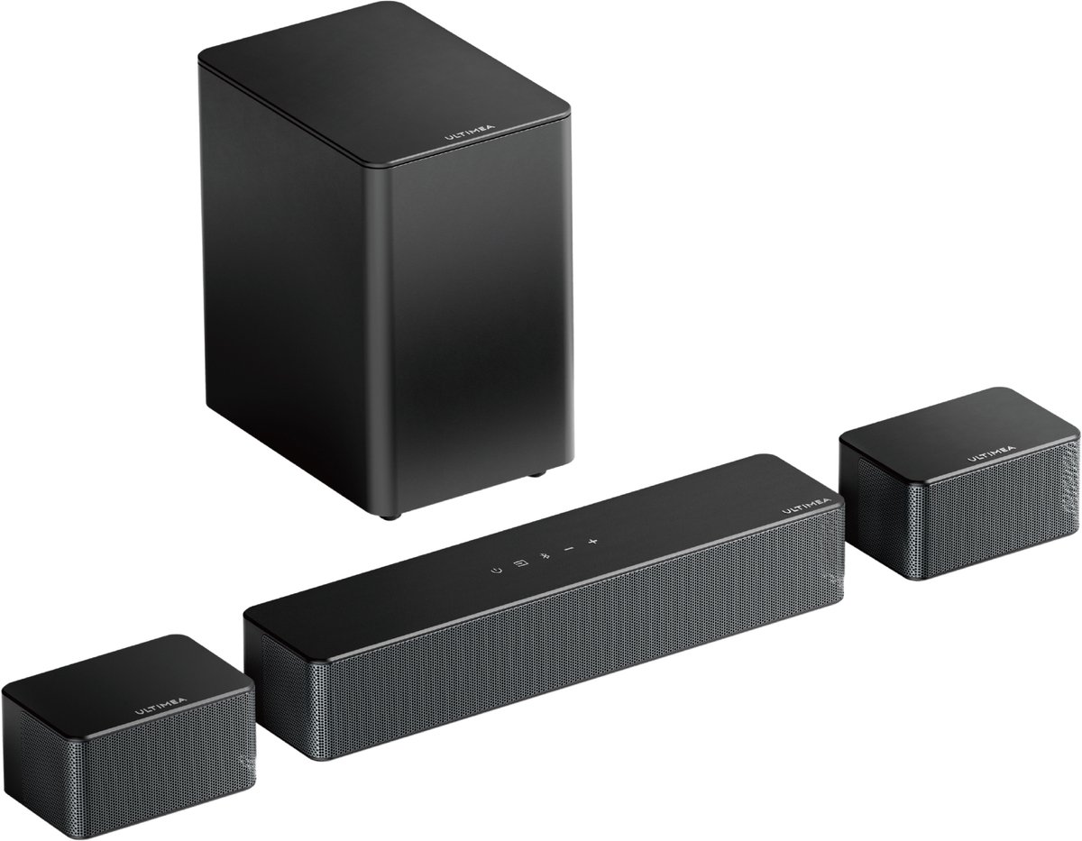 ULTIMEA Poseidon D50 Soundbar 5.1 met Subwoofer Zwart - ULTIMEA - €119,99