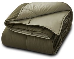 SLAAPP - Wasbaar Dekbed Zonder Overtrek - Groen - 200 x 200 cm